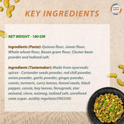 Organic Wisdom-Back to Roots Quinoa Jowar Macaroni, 180 g | Millet Pasta | No Maida | No MSG | No Refined Oil | High Protein & Fiber