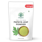 Organic Indus Papaya Leaf Powder | Pure Herbal Supplement for Digestion