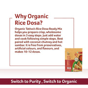 Organic Tattva, Organic Rice Dosa Ready Mix (200 Gram x 2)