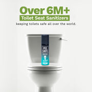 Pee Safe Toilet Seat Sanitizer Spray (Mint - Pack of 2) | Reduces The Risk Of UTI & Other Infections | Protects From 99.9% Germs In 10 Seconds & Travel Friendly | Anti Odour | 50 ml