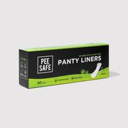 Pee Safe Panty Liners For Women Daily Use with Aloe Vera - 20 Liners | 185mm Long (Large Size) | Curvy Design For Extra Comfort | Cottony-Soft Surface| Keeps You Dry & Fresh All Day Long