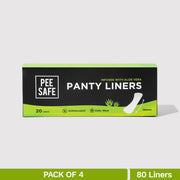Pee Safe Panty Liners For Women Daily Use with Aloe Vera - 20 Liners | 185mm Long (Large Size) | Curvy Design For Extra Comfort | Cottony-Soft Surface| Keeps You Dry & Fresh All Day Long