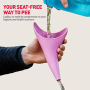 PeeBuddy Reusable Portable Stand and Pee Urination Device for Women - 1 Unit | Leak-proof Pee Funnels for Women, Girls | Public Toilets, Travel, Camping, Hiking and Outdoor Activities