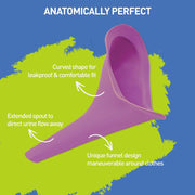 PeeBuddy Reusable Portable Stand and Pee Urination Device for Women - 1 Unit | Leak-proof Pee Funnels for Women, Girls | Public Toilets, Travel, Camping, Hiking and Outdoor Activities