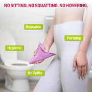 PeeBuddy Reusable Portable Stand and Pee Urination Device for Women - 1 Unit | Leak-proof Pee Funnels for Women, Girls | Public Toilets, Travel, Camping, Hiking and Outdoor Activities