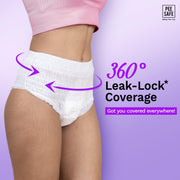 Pee Safe Comfort Period Panties | XL-XXL | 8 Panties | 360° Protection | 12 Hr Protection | Leak Proof | Overnight Comfort | Rash & Toxin Free | Seamless Fit