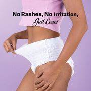Pee Safe Comfort Period Panties | XL-XXL | 8 Panties | 360° Protection | 12 Hr Protection | Leak Proof | Overnight Comfort | Rash & Toxin Free | Seamless Fit