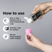 Pee Safe Menstrual Cup Wash 100ml | Orange Fragrance |