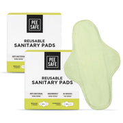 Pee Safe Reusable Sanitary Pads For Women | Anti-Bacterial | Superb Absorbency | Lasts Up To 60 Washes | 3 Regular+1 Overnight Pad | Skin Friendly | Comfortable & Easy TO Use | Pack of 4