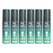 Pee Safe Toilet Seat Sanitizer Spray (Mint - Pack of 2) | Reduces The Risk Of UTI & Other Infections | Protects From 99.9% Germs In 10 Seconds & Travel Friendly | Anti Odour | 50 ml