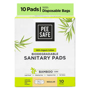 Peesafe sanitary pads 10 pcs pack Bamboo