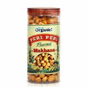 Oh So Organic Peri Peri Makhana 87g | Olive Oil Roasted Fox Nuts | Spicy Flavoured Healthy Snack | Gluten Free Crunchy Makhana | Roasted Lotus Seeds Anytime Snack