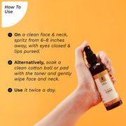 Pilgrim Australian 1% Vitamin C Toner for glowing skin with Kakadu Plum