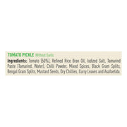 Priya Tomato Pickle without Garlic, 500g - Authentic Telugu Style Tamatar Achar |Traditional South Indian Taste| Homemade Andhra Pickles|With Tomato Pieces, Tamarind Paste & Mixed Spices| Glass Jar