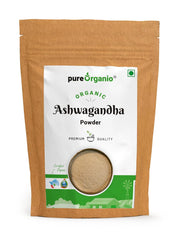 Pure Organio Organic Ashwagandha Powder NPOP Indian Organic
