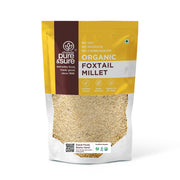 Pure & Sure Organic Foxtail Millets 500gm | 100% Natural Kangani Seeds | Unpolished & High Plant Protein | Easy to Cook & Gluten Free | Chemical & Pesticide Free