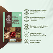 Pure & Sure Organic Garam Masala 100gm (Pack of 1) | Traditional, Authentic & Multipurpose Masala Powder | Perfect Blend of Spices with Great Taste & Aroma | No Preservative & Pesticide