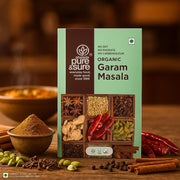 Pure & Sure Organic Garam Masala 100gm (Pack of 1) | Traditional, Authentic & Multipurpose Masala Powder | Perfect Blend of Spices with Great Taste & Aroma | No Preservative & Pesticide