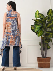 Sangria Open Front Sleeveless Longline Shrug view 11