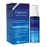 Regaliz Folirich Hair Growth Serum | Promotes Fuller, Thicker, and Healthier Hair | Reduces Hair Fall and Strengthens Hair | Suitable for Men and Women | 60mL