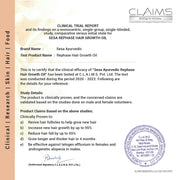 SESA Ayurvedic Rephase 2 Step Hair Oil Growth Kit With 26 Herbs And 6 Essential Oils Promotes Hair Growth Help Reduces Hair Fall With Massager Natural Hair Oil For Women And Men, 100 Ml