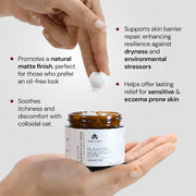 SUGANDA CALENDULA OAT CREAM & Moisturizer for Face | SOOTHES & NOURISHES VERY DRY SKIN | For ECZEMA PRONE SKIN RELIEVES ITCHY Skin | Face Moisturiser With SHEA BUTTER and oatmeal (50Gm) | Creulty-Free