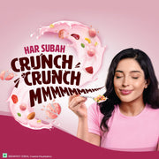 Saffola Muesli Fruit & Nut Berry Crunch with Flavour Pops, 700 gm | 15 in 1 Fruit and Nuts, Seeds, Millet & more | Cereals for breakfast rich in wholegrain, protein, fibre