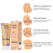 Sanfe Hair Removal Gel- 100ml with Aloe Vera & Coconut Extracts