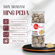 Shadani Hing Peda (200 Gram) Digestive Hing Peda