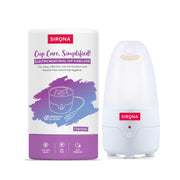 Sirona Electric Menstrual Cup Steam Sterilizer - Pack of 1 | Easy & Effective Cup Sterilization | Hassle-Free Menstrual Hygiene | Kills 99% Germs in 8 Minutes | Reusable | BPA Free | Auto Power Off