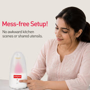 Sirona Electric Menstrual Cup Steam Sterilizer - Pack of 1 | Easy & Effective Cup Sterilization | Hassle-Free Menstrual Hygiene | Kills 99% Germs in 8 Minutes | Reusable | BPA Free | Auto Power Off