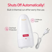 Sirona Electric Menstrual Cup Steam Sterilizer - Pack of 1 | Easy & Effective Cup Sterilization | Hassle-Free Menstrual Hygiene | Kills 99% Germs in 8 Minutes | Reusable | BPA Free | Auto Power Off