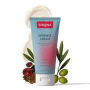 Sirona Intimate Cream for Women – 50g (Pack of 1) | Reduces Dryness, Itching & Irritation Relief | Maintains pH Balance (3.8-5.0) | with Hyaluronic Acid, Tasmanian Berry & Flaxseed Oil