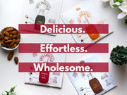 Smart'O Bite Oat Smoothie | Healthy Shake Mix | 12 Sachets - 2 flavours x 6 each - Choco & Coffee | No Refined Sugar | Fibre Rich | Protein Source | Ready in 30 Seconds