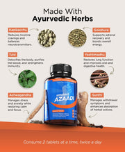 Smotect Azaadi Natural Tablets | Helps Quit Smoking and Repair Damage | Nicotine Free | FDA Approved | Clinically Proven | 100% Safe & Natural |100000+ success stories |12 week course for best results