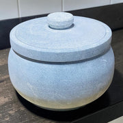 V-Crafts Soapstone Curd pot/pickle Storage pot/container/Pot with Lid S(800-850) ml