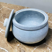 V-Crafts Soapstone Curd pot/pickle Storage pot/container/Pot with Lid S(800-850) ml