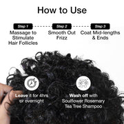 Soulflower Rosemary Hair Growth Oil, Hair Fall Control, Healthy Scalp, Strong Hair, Rosemary, Lavender, Castor|100% Pure, Natural, Organic, Clinically Proven for Hair Growth, 225ml