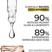 Streax Bright & Shine Face Serum, 30 ml | 10% Vitamin C | Dark Spots Reduction |
