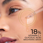 Streax Bright & Shine Face Serum, 30 ml | 10% Vitamin C | Dark Spots Reduction |