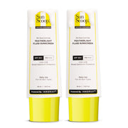 SunScoop 3% Niacinamide Fluid Sunscreen SPF 50+ PA++++ Broad Spectrum | In-Vivo Tested | Lightweight & Non greasy | Prevents Tanning | No White Cast | Non-Comedogenic | For All Skin Types (45ml)