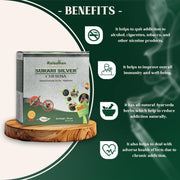 Surari Silver Churna by Rajasthan Aushdhalaya for Alcohol & Nicotine De-Addiction 105 gm