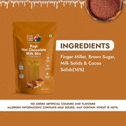 Sweet Karam Coffee Ragi Hot Chocolate Mix - 500g | No Refined Sugar or Preservatives | Healthy Millet-Based Malt Drink | Rich in Fiber & Calcium | Perfect for Kids & Adults | Pack of 2(250g Each)