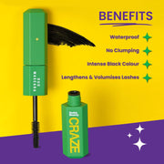 Swiss beauty Craze Duo Mascara | 2-in-1 Lengthening and Volumizing Mascara