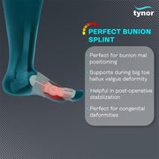 TYNOR Bunion Splint, White, Universal Size, 1 Unit
