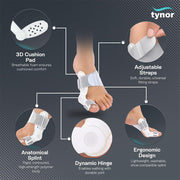 TYNOR Bunion Splint, White, Universal Size, 1 Unit