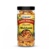 Oh So Organic Tangy Tomato Makhana 87g | Olive Oil Roasted Fox Nuts | Tomato Flavoured Healthy Snack | Gluten Free Crunchy Makhana | Roasted Lotus Seeds Anytime Snack