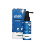 The Derma Co. Triple Actives Anti-Dandruff Scalp Serum (50 ml) Power of 3 Actives | Fights Dandruff & Flakes | Soothes Itchiness & Irritation | Defends Against Recurrence