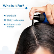 The Derma Co. Triple Actives Anti-Dandruff Scalp Serum (50 ml) Power of 3 Actives | Fights Dandruff & Flakes | Soothes Itchiness & Irritation | Defends Against Recurrence