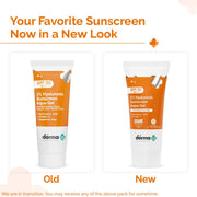 The Derma Co 1% Hyaluronic Sunscreen Aqua Gel SPF 50 PA++++ | Hydrating, Lightweight & Non-Greasy | No White Cast | Broad Spectrum & Blue Light Protection | Clinically Tested - (In-Vivo) | 30 g